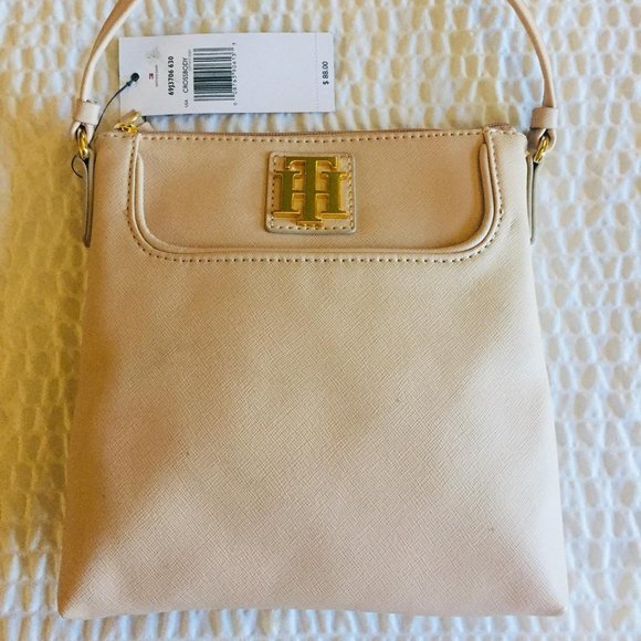 Tommy Hilfiger Handbags - Tommy Hilfiger Women Cream Crossbody Bag